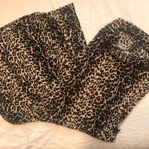 Leopard maxi skirt